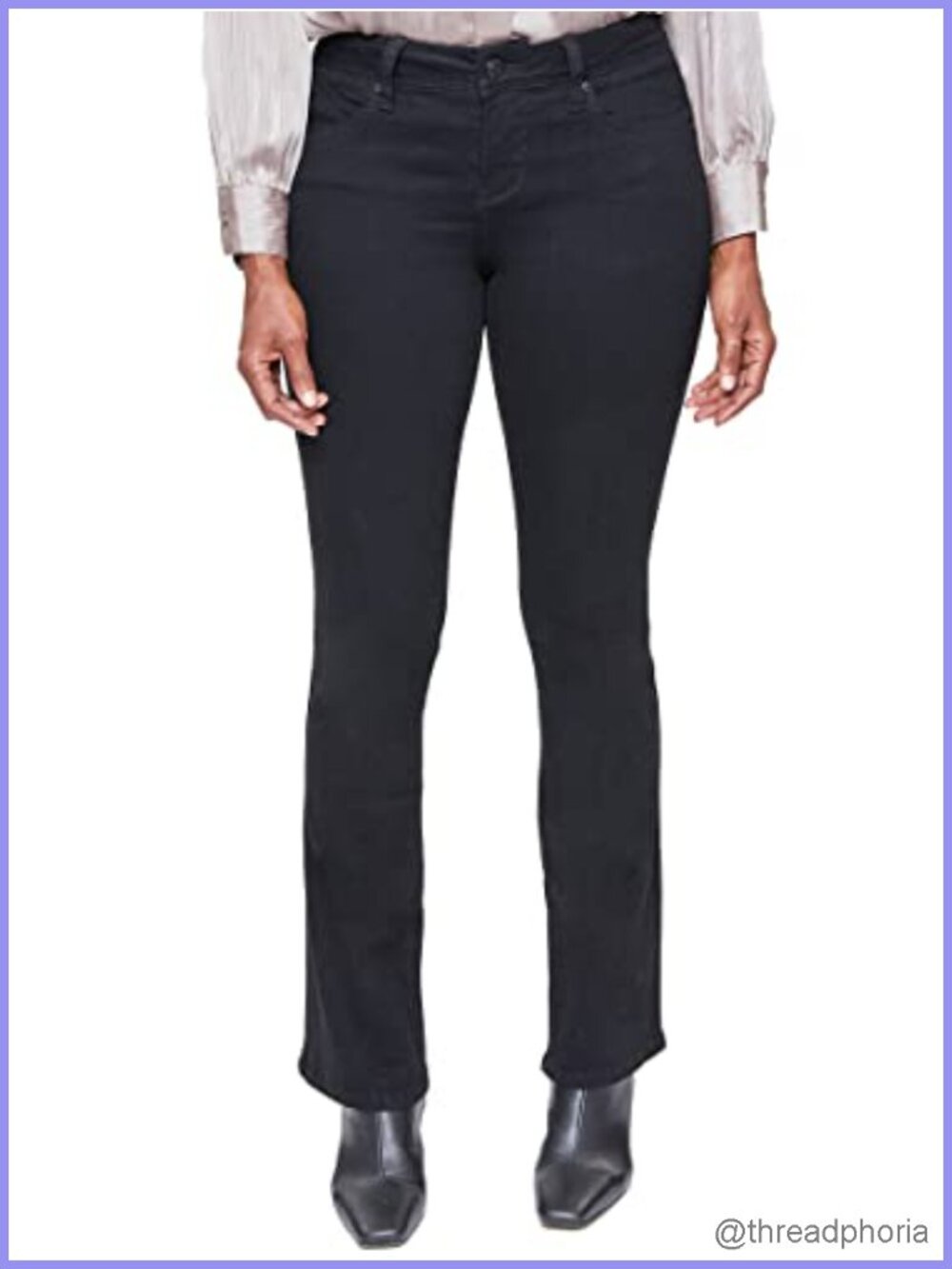 Womens WannabettaButt Slim Bootcut Stretch Jeans Recycled Denim High Waist